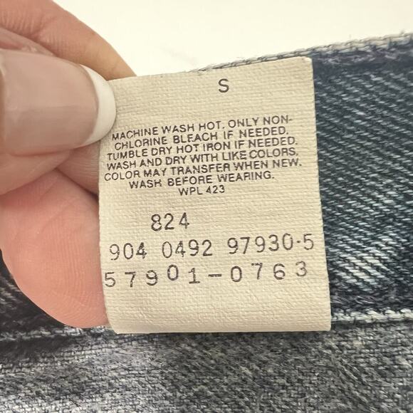 VTG 90’s Levi's 900 Series High Rise Tapered Silver Tab Jean Womens 24x30 USA 92 - Picture 12 of 12